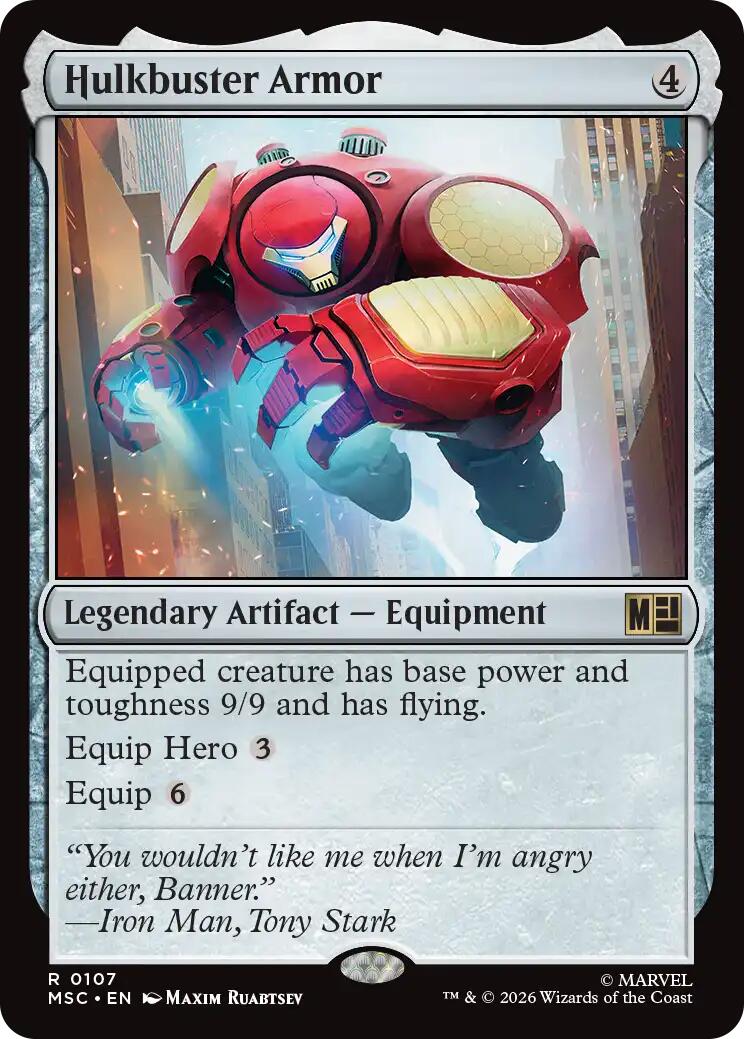 Hulkbuster Armor (Surge Foil) [Marvel Super Heroes Commander] | Lots Moore NSW
