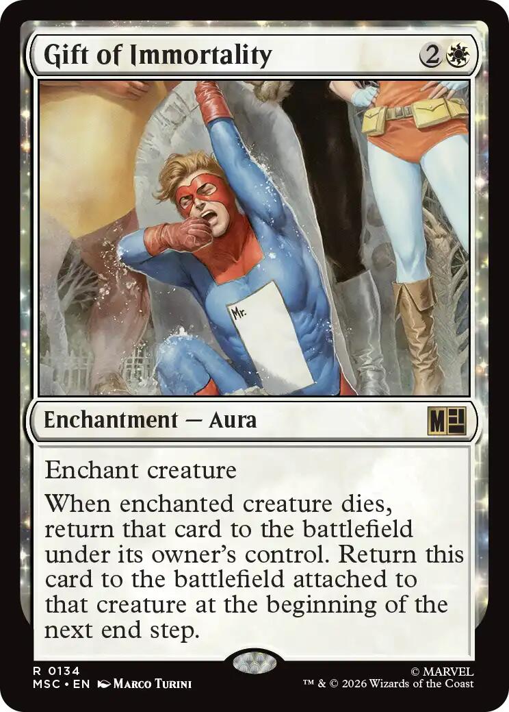 Gift of Immortality (Surge Foil) [Marvel Super Heroes Commander] | Lots Moore NSW