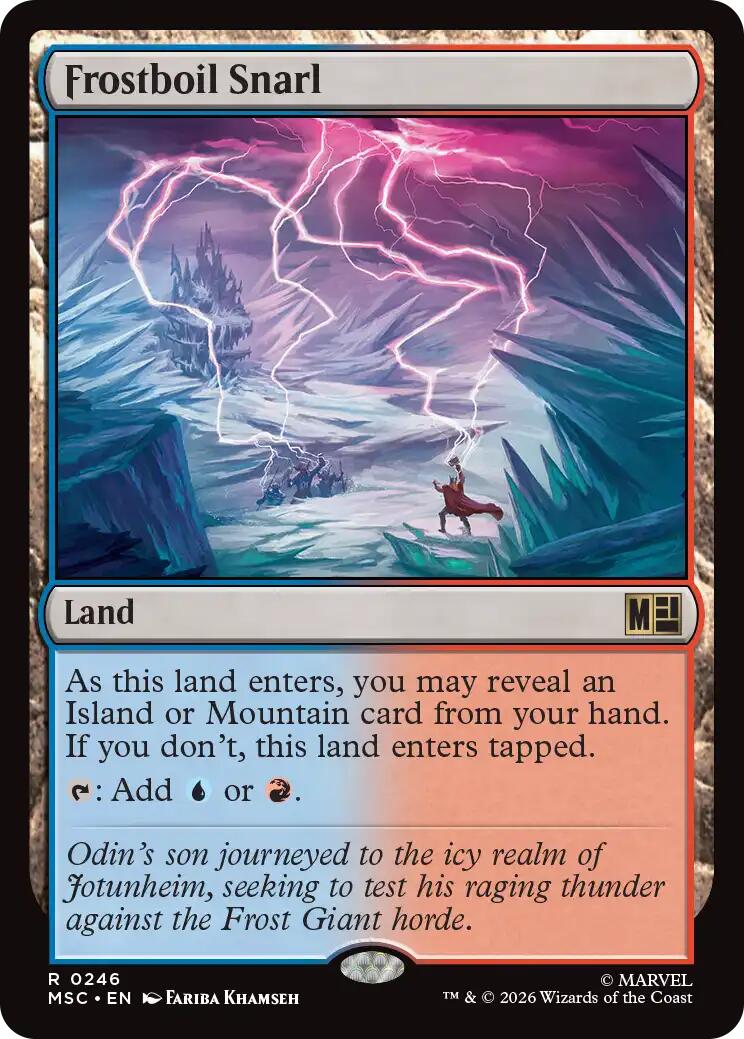Frostboil Snarl (Surge Foil) [Marvel Super Heroes Commander] | Lots Moore NSW