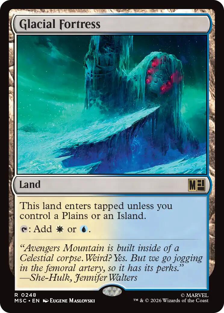 Glacial Fortress (Surge Foil) [Marvel Super Heroes Commander] | Lots Moore NSW