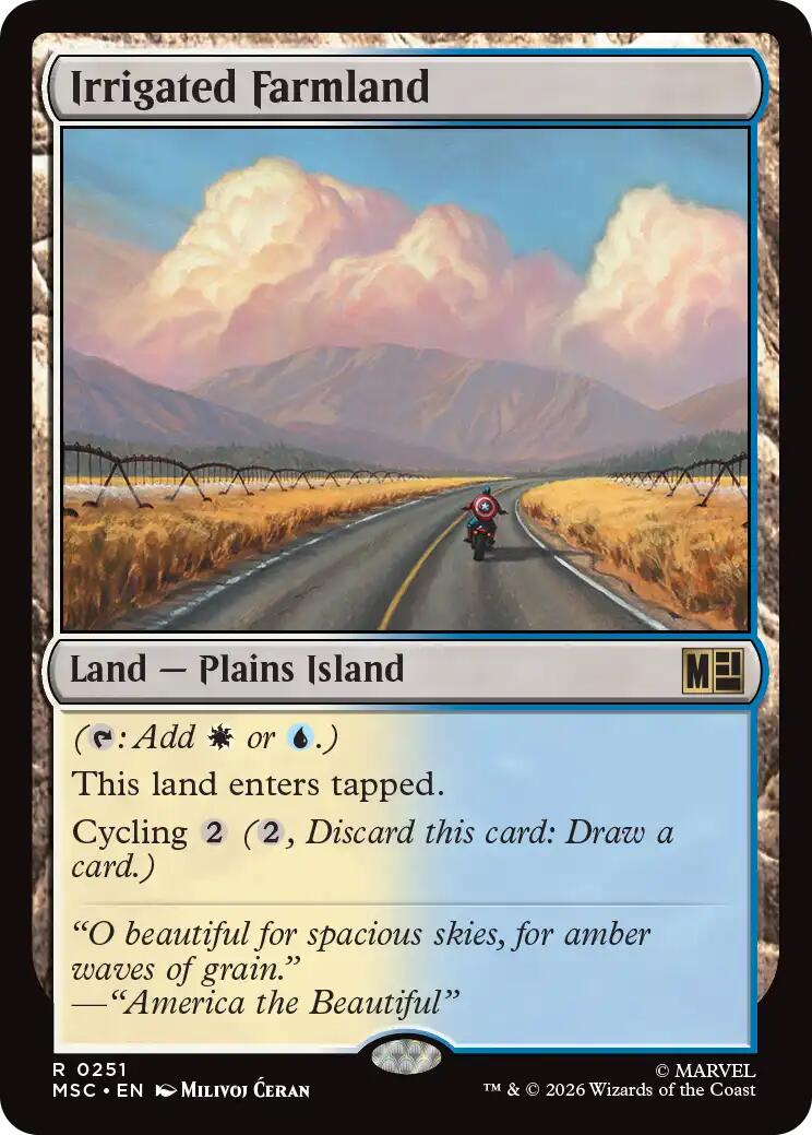 Irrigated Farmland (Surge Foil) [Marvel Super Heroes Commander] | Lots Moore NSW