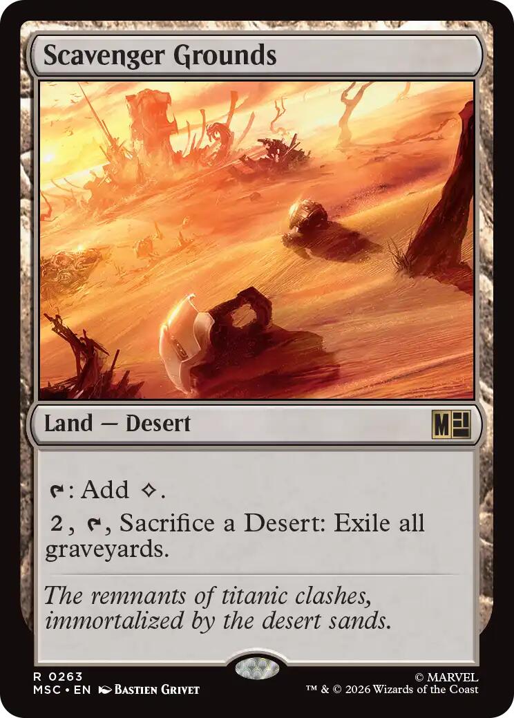 Scavenger Grounds (Surge Foil) [Marvel Super Heroes Commander] | Lots Moore NSW