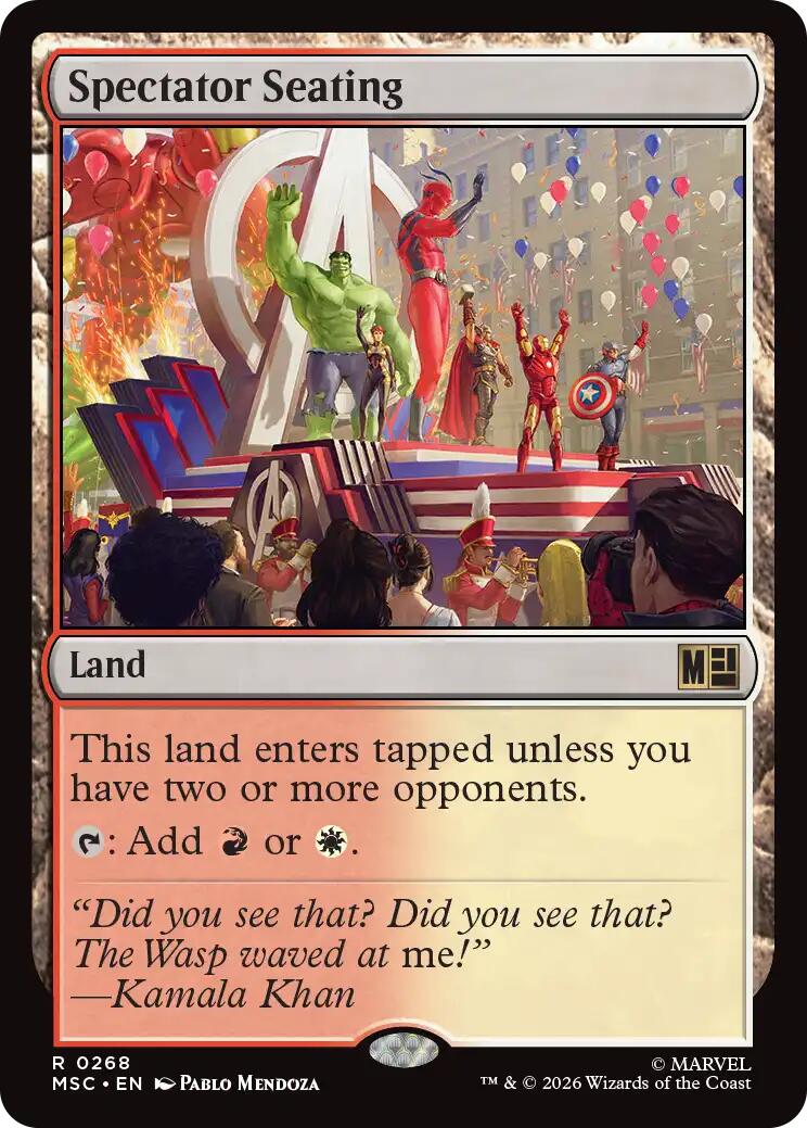Spectator Seating (Surge Foil) [Marvel Super Heroes Commander] | Lots Moore NSW