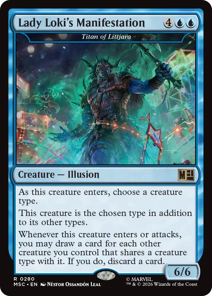 Lady Loki's Manifestation - Titan of Littjara (Surge Foil) [Marvel Super Heroes Commander] | Lots Moore NSW