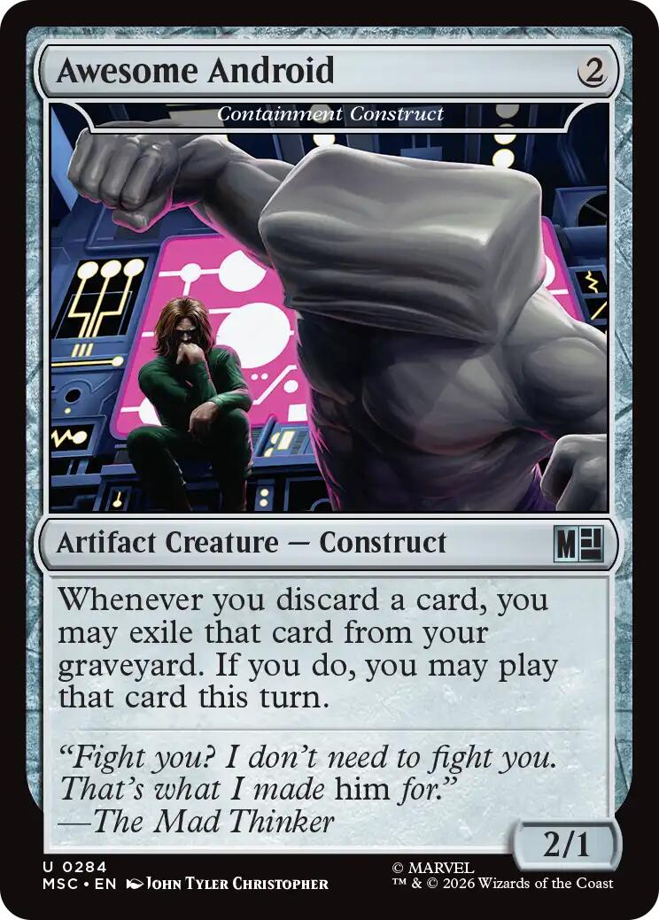 Awesome Android - Containment Construct (Surge Foil) [Marvel Super Heroes Commander] | Lots Moore NSW