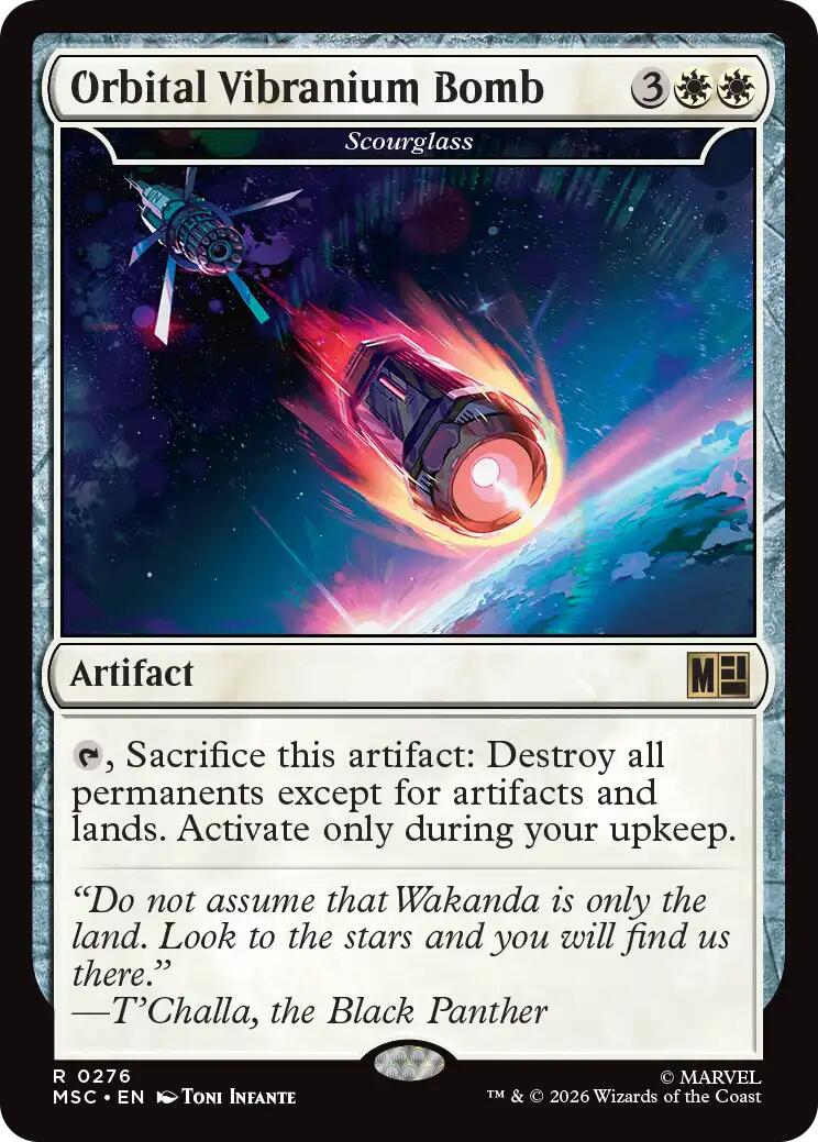 Orbital Vibranium Bomb - Scourglass [Marvel Super Heroes Commander] | Lots Moore NSW
