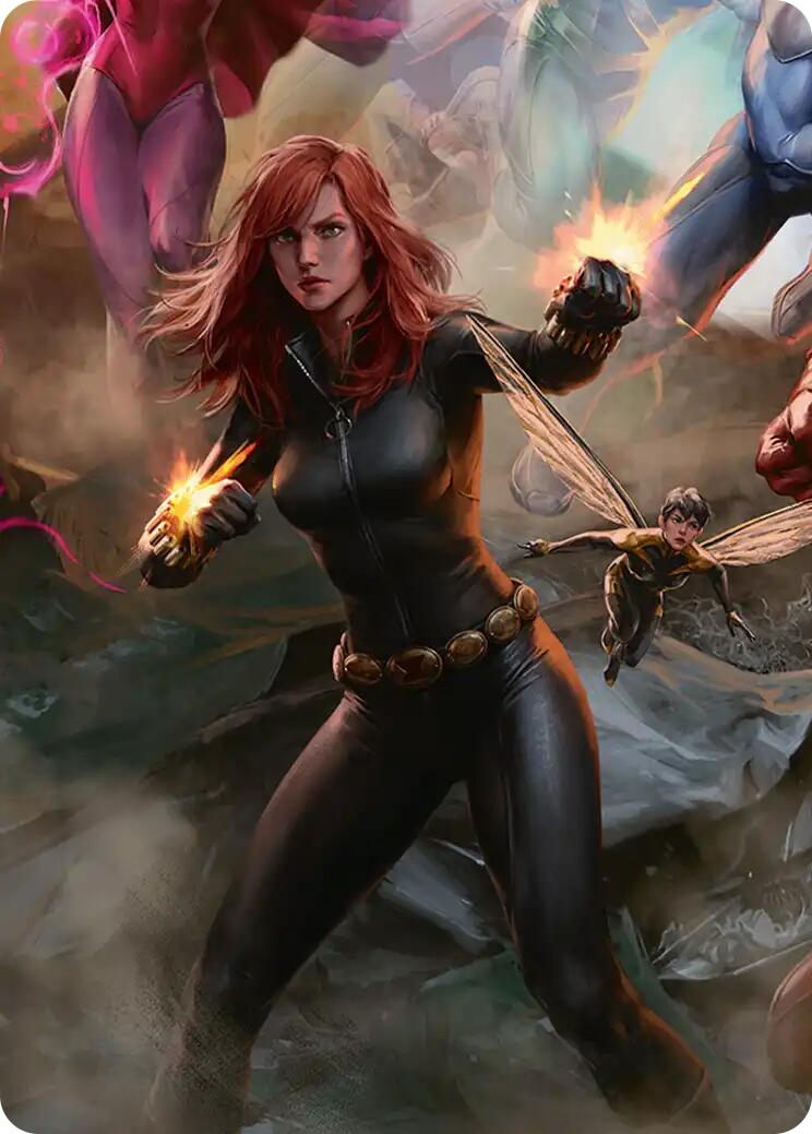 Black Widow, Intel Expert Art Card [Marvel Super Heroes Art Series] | Lots Moore NSW