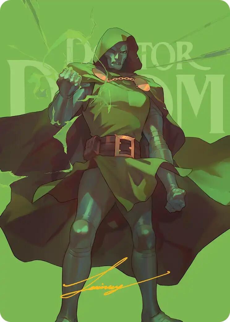 Doctor Doom Art Card (Gold-Stamped Signature) [Marvel Super Heroes Art Series] | Lots Moore NSW
