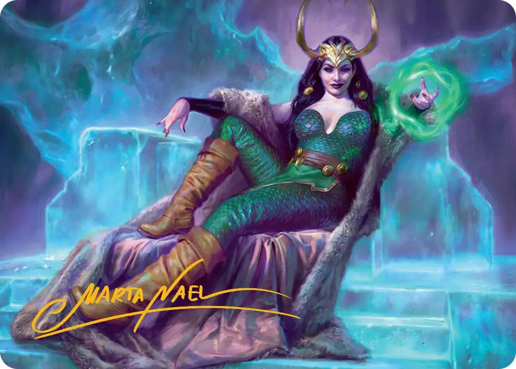 Lady Loki, Agent of Chaos Art Card (Gold-Stamped Signature) [Marvel Super Heroes Art Series] | Lots Moore NSW