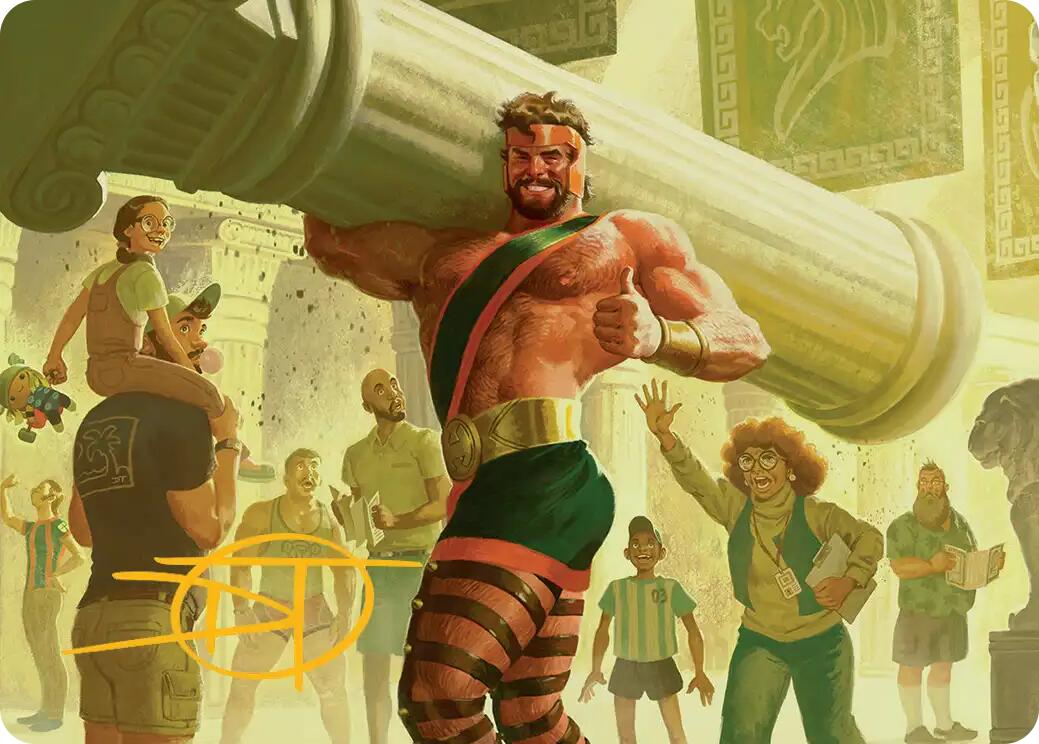 Hercules, Prince of Power Art Card (Gold-Stamped Signature) [Marvel Super Heroes Art Series] | Lots Moore NSW