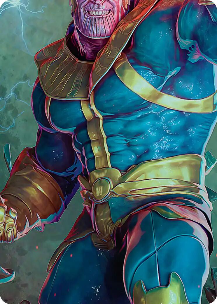 Thanos, the Mad Titan Art Card (5/9) [Marvel Super Heroes Art Series] | Lots Moore NSW