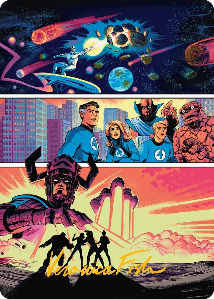 The Coming of Galactus Art Card (Gold-Stamped Signature) [Marvel Super Heroes Art Series] | Lots Moore NSW