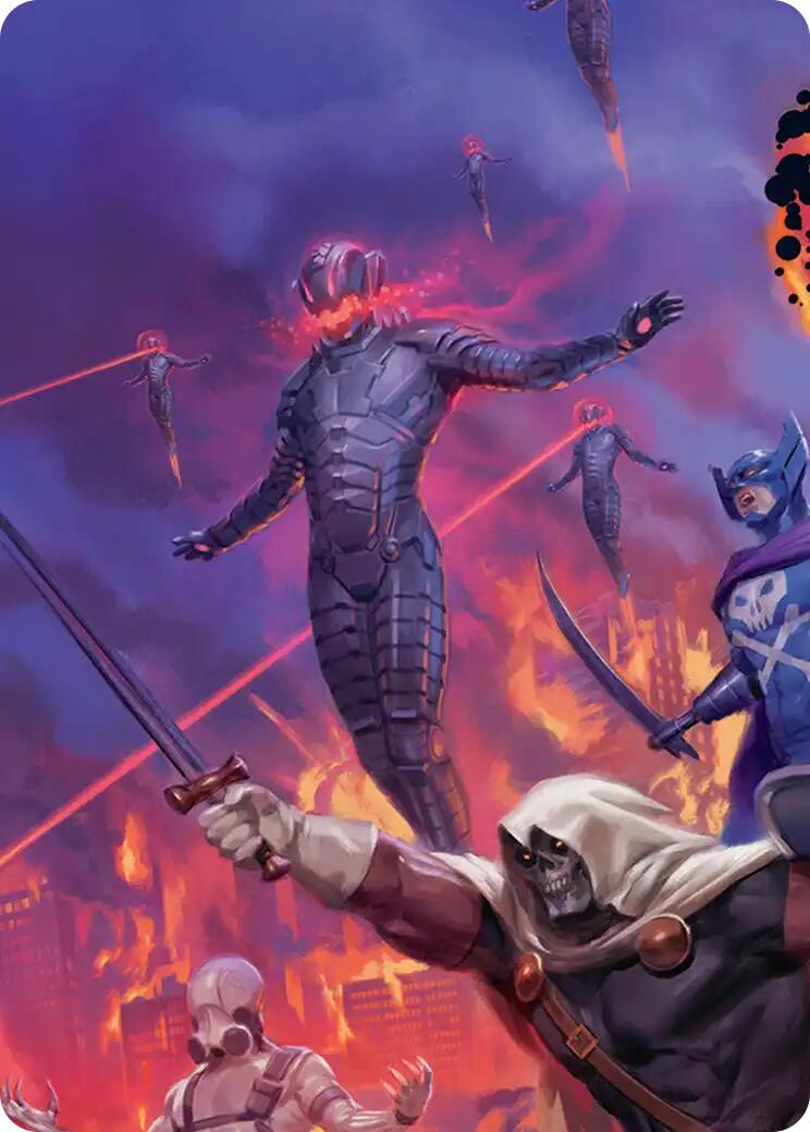 Ultron, Machine Overlord Art Card [Marvel Super Heroes Art Series] | Lots Moore NSW