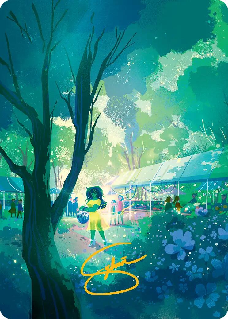 Forest Art Card (Gold-Stamped Signature) [Marvel Super Heroes Art Series] | Lots Moore NSW
