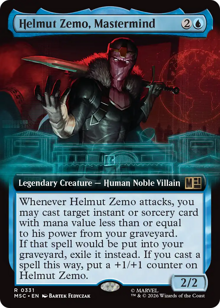 Helmut Zemo, Mastermind (Extended Art) [Marvel Super Heroes Commander] | Lots Moore NSW