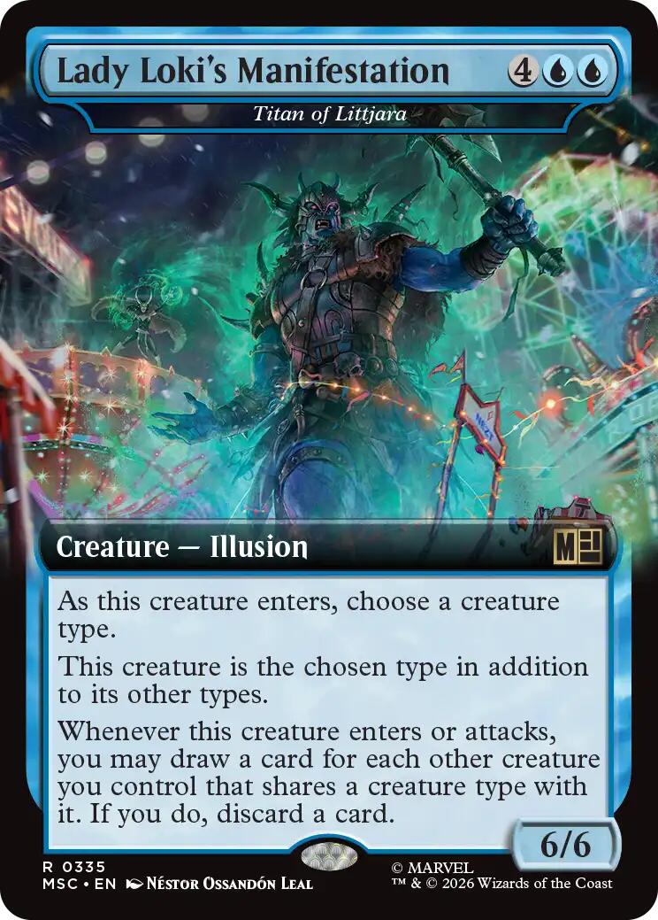 Lady Loki's Manifestation - Titan of Littjara (Extended Art) [Marvel Super Heroes Commander] | Lots Moore NSW