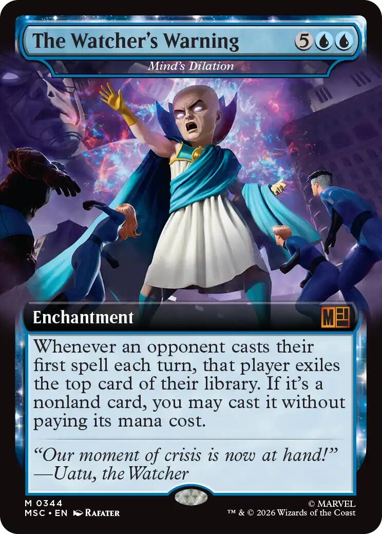 The Watcher's Warning - Mind's Dilation (Extended Art) [Marvel Super Heroes Commander] | Lots Moore NSW