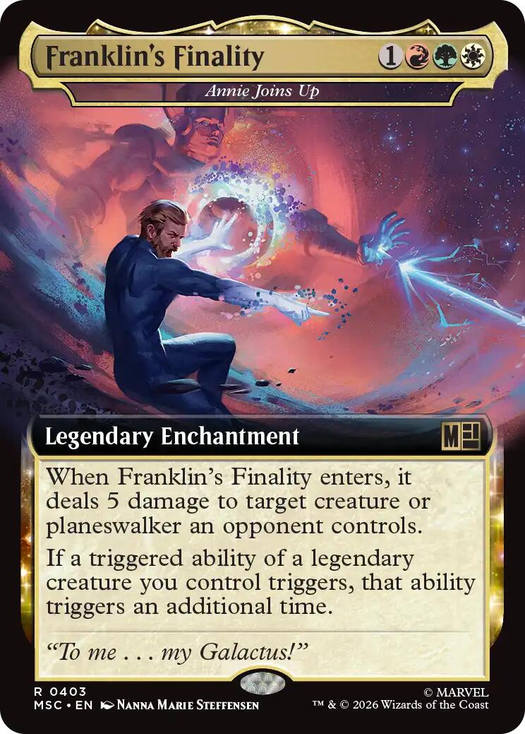 Franklin's Finality - Annie Joins Up (Extended Art) [Marvel Super Heroes Commander] | Lots Moore NSW