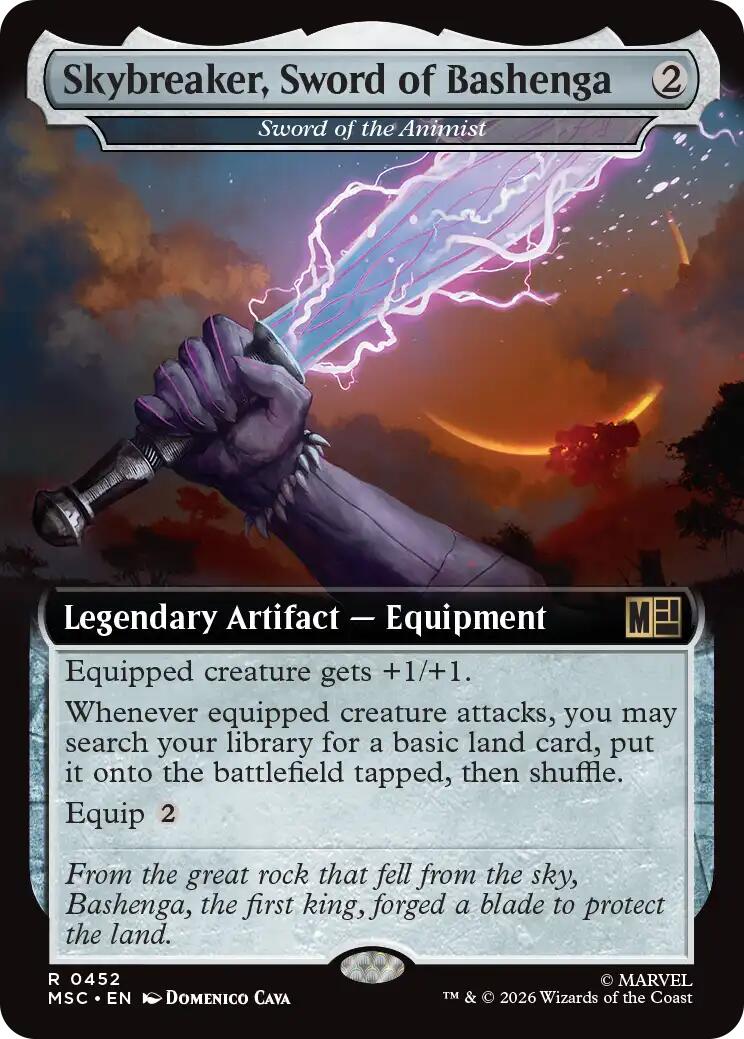 Skybreaker, Sword of Bashenga - Sword of the Animist (Extended Art) [Marvel Super Heroes Commander] | Lots Moore NSW