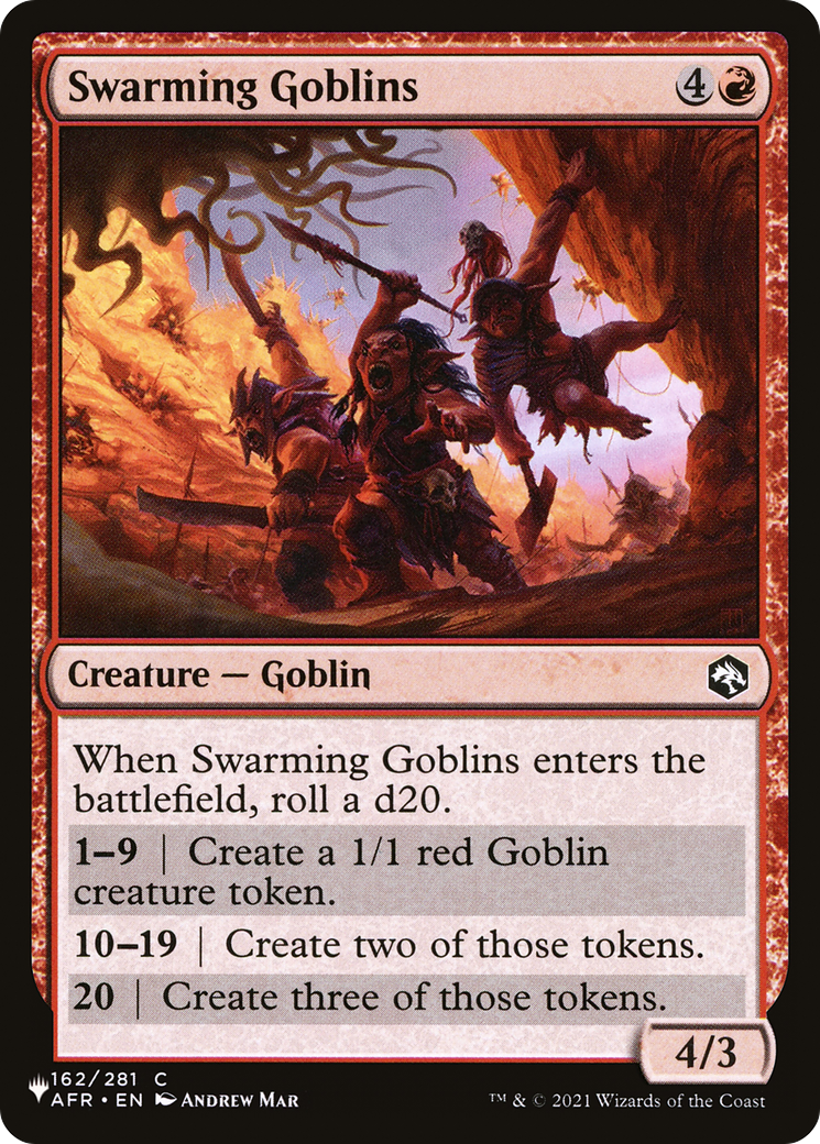 Swarming Goblins [The List] | Lots Moore NSW