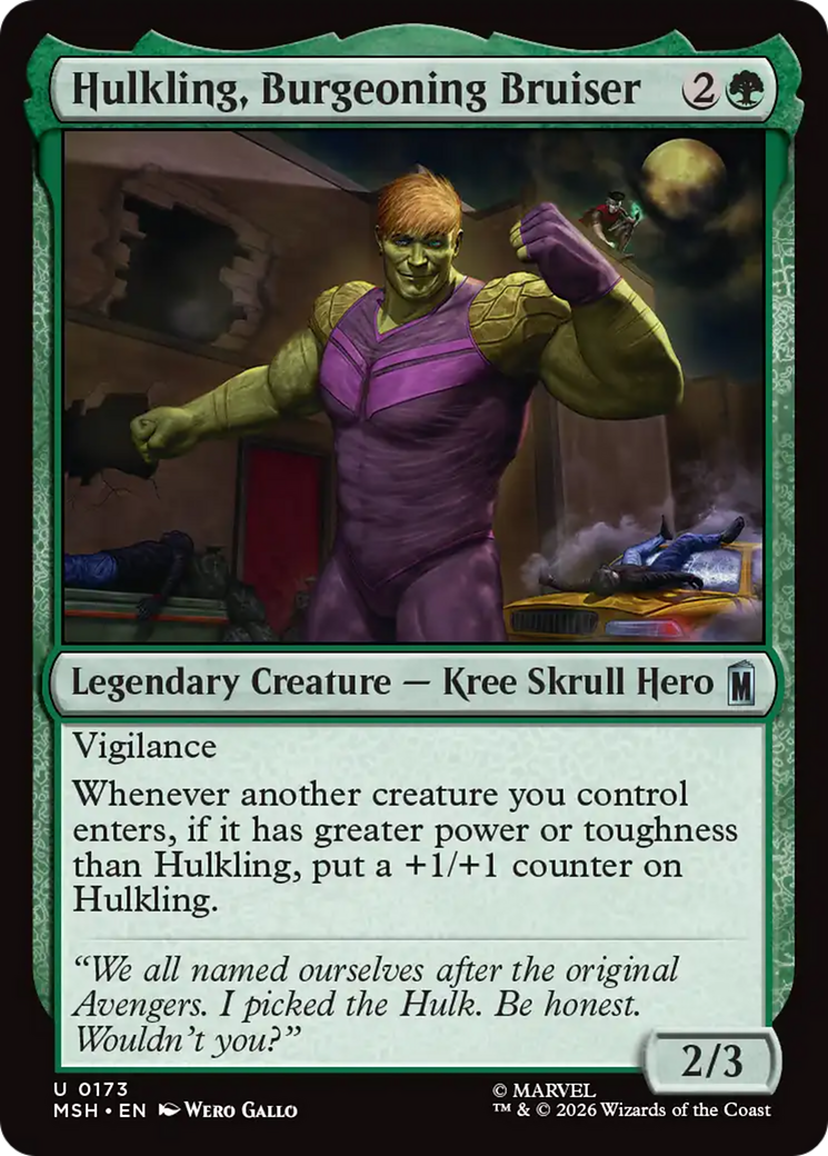 Hulkling, Burgeoning Bruiser [Marvel Super Heroes] | Lots Moore NSW