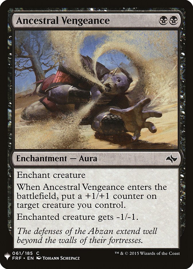 Ancestral Vengeance [Mystery Booster] | Lots Moore NSW