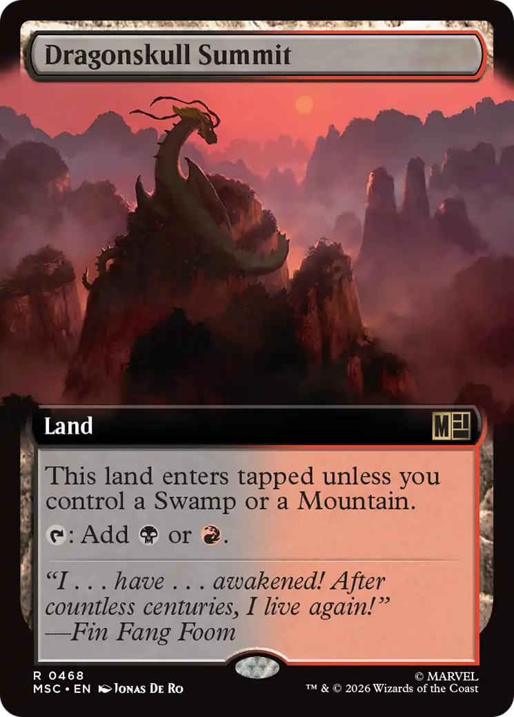 Dragonskull Summit (Extended Art) [Marvel Super Heroes Commander] | Lots Moore NSW
