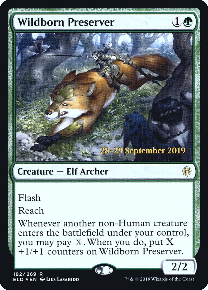 Wildborn Preserver [Throne of Eldraine Prerelease Promos] | Lots Moore NSW