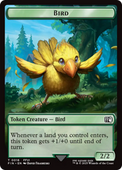 Hero (0007) // Bird (0016) Double-Sided Token [FINAL FANTASY Tokens] | Lots Moore NSW