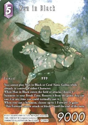 Man in Black (Full Art) [Rebellion's Call] | Lots Moore NSW