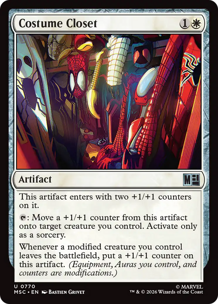 Costume Closet [Marvel Super Heroes Commander] | Lots Moore NSW