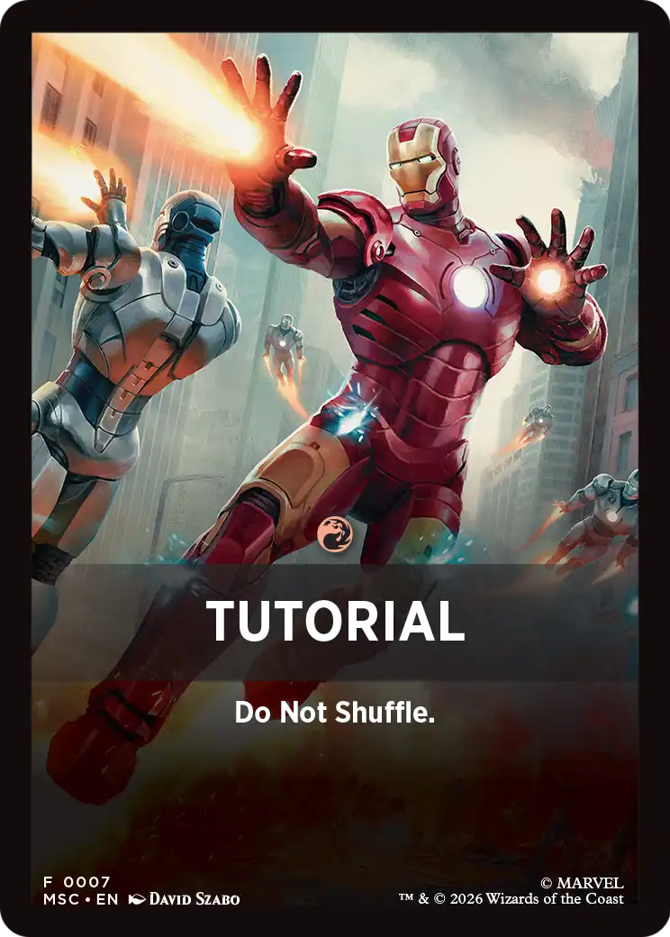 Tutorial Theme Card (0007) [Marvel Super Heroes Commander] | Lots Moore NSW