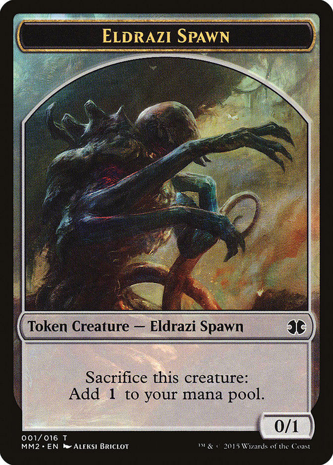 Eldrazi Spawn Token (001/016) [Modern Masters 2015 Tokens] | Lots Moore NSW