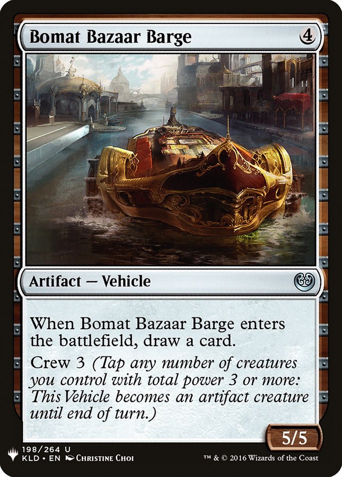 Bomat Bazaar Barge [Mystery Booster] | Lots Moore NSW