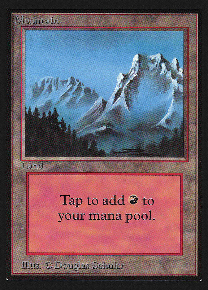Mountain (Snow Top / Highest Point on Right) [International Collectors' Edition] | Lots Moore NSW