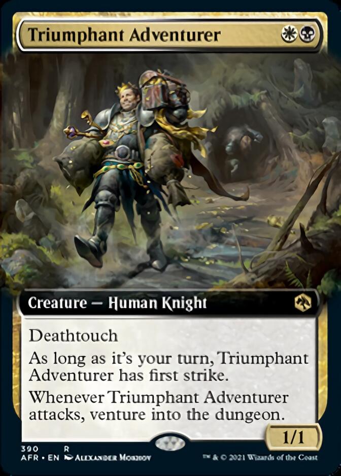 Triumphant Adventurer (Extended Art) [Dungeons & Dragons: Adventures in the Forgotten Realms] | Lots Moore NSW
