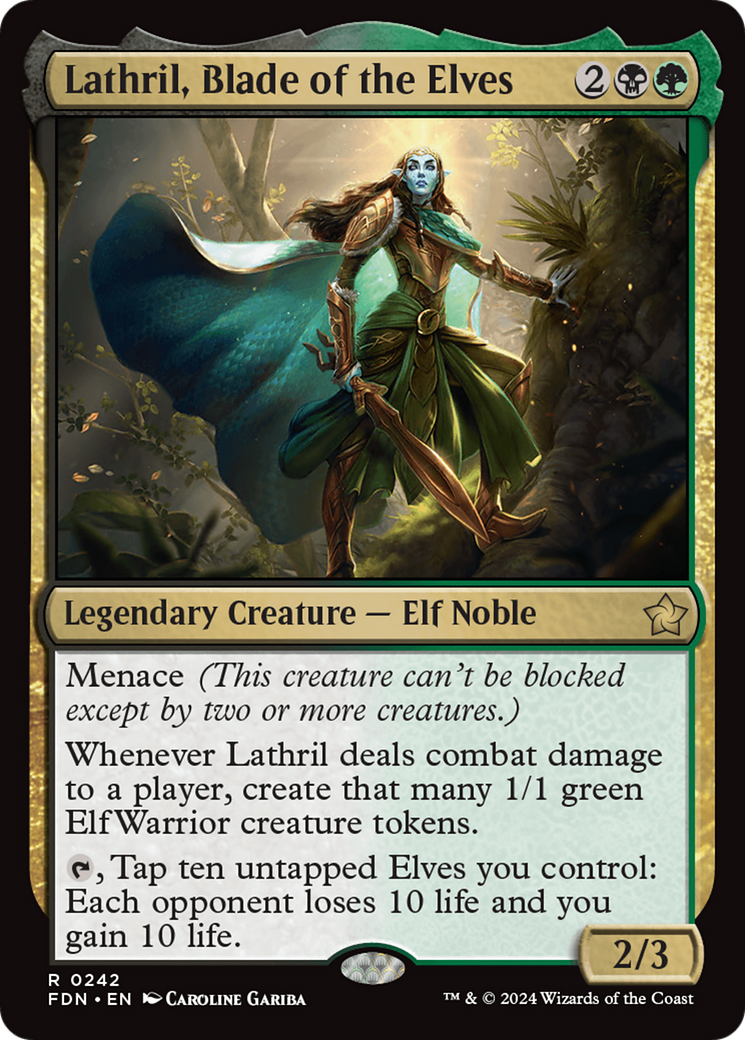 Lathril, Blade of the Elves [Foundations] | Lots Moore NSW