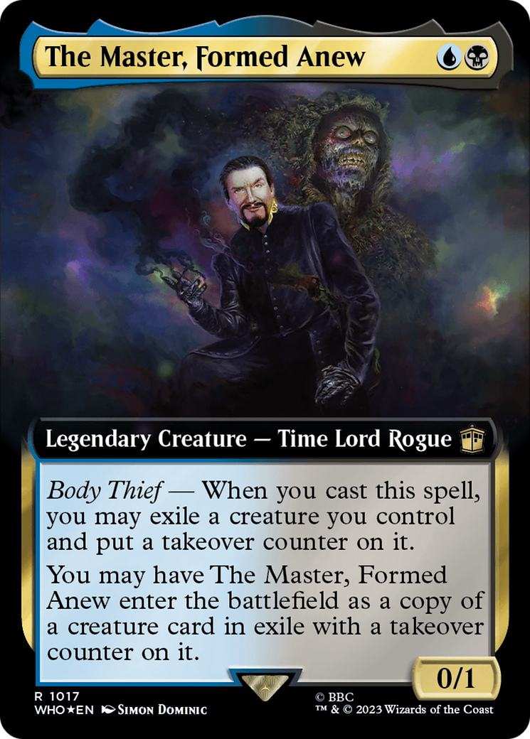 The Master, Formed Anew (Extended Art) (Surge Foil) [Doctor Who] | Lots Moore NSW