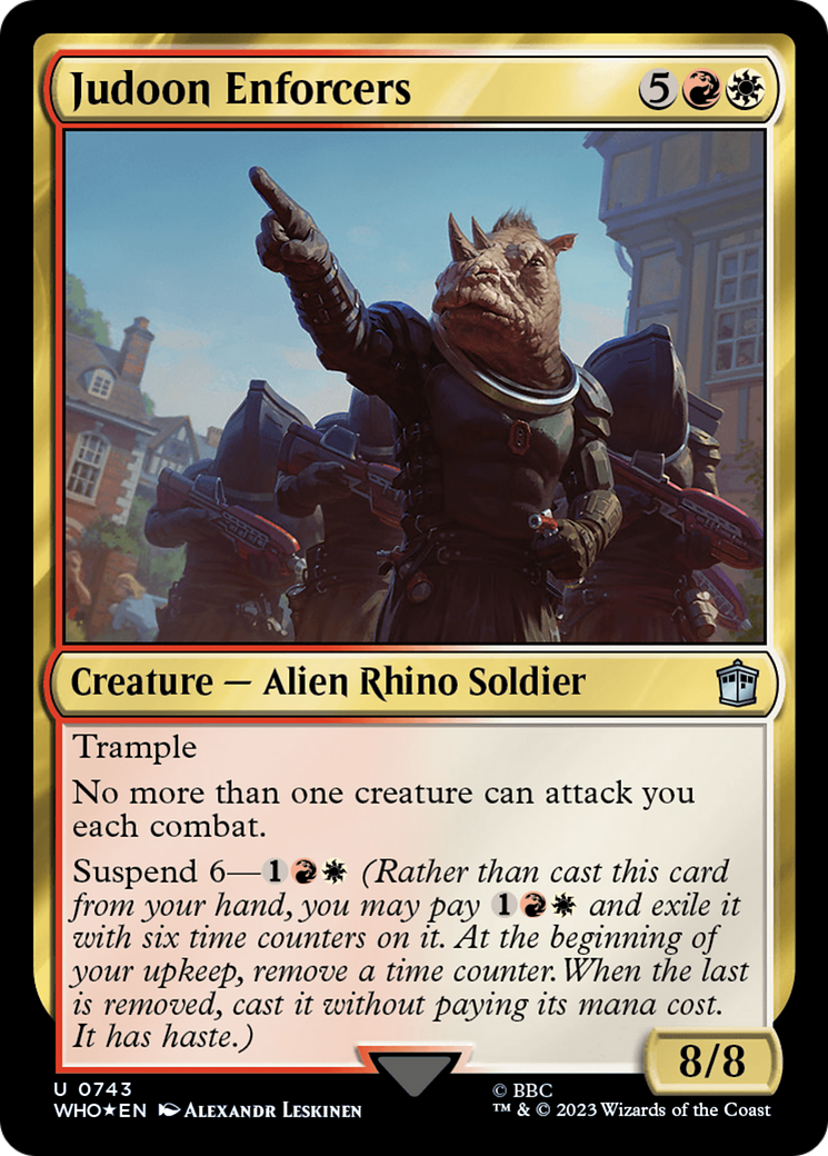 Judoon Enforcers (Surge Foil) [Doctor Who] | Lots Moore NSW