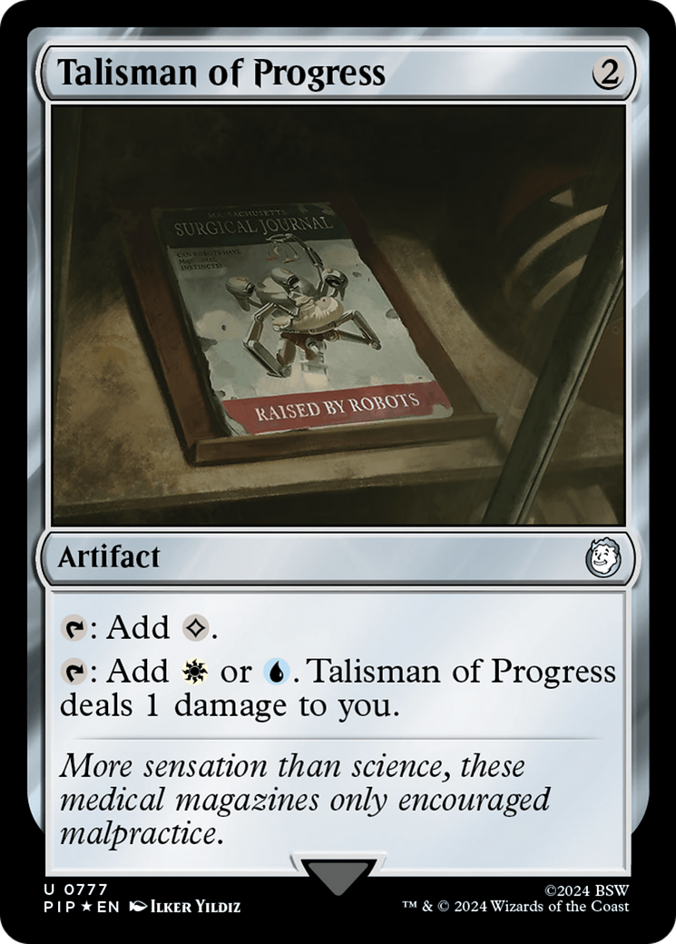 Talisman of Progress (Surge Foil) [Fallout] | Lots Moore NSW