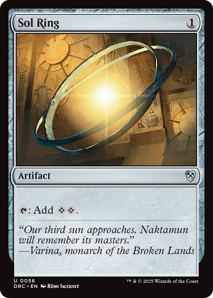 Sol Ring (0056) [Aetherdrift Commander] | Lots Moore NSW