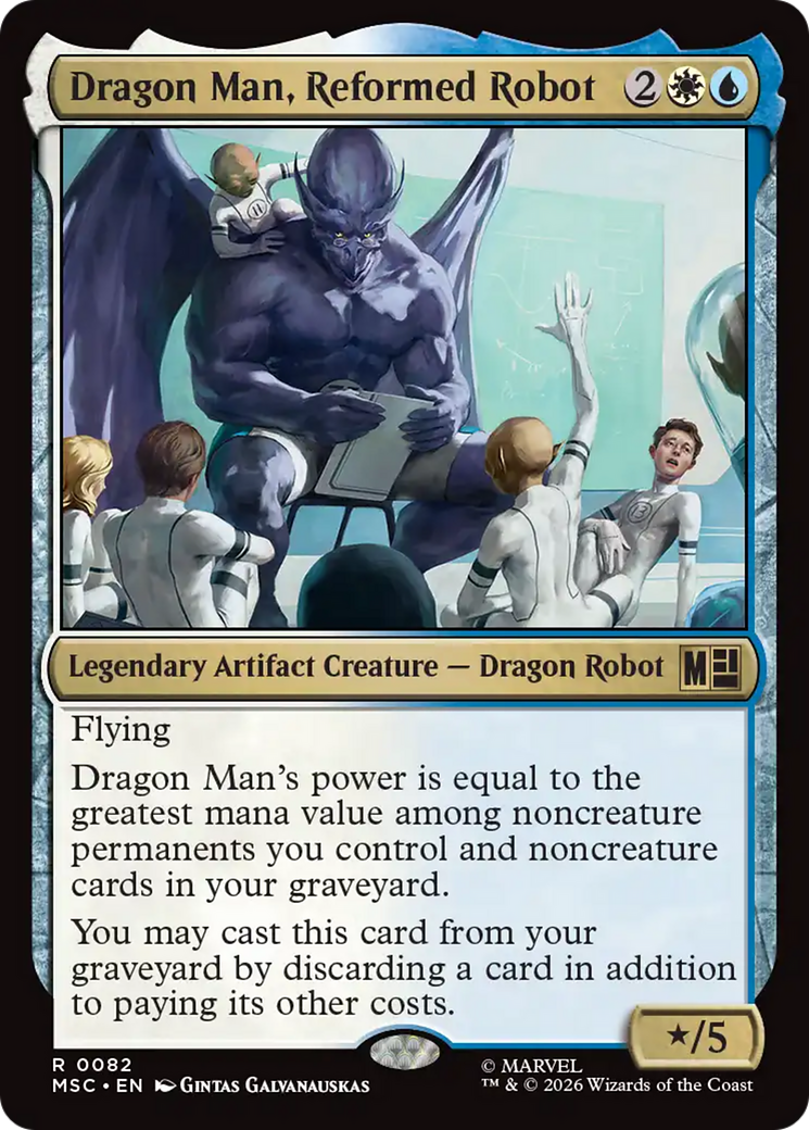 Dragon Man, Reformed Robot (Surge Foil) [Marvel Super Heroes Commander] | Lots Moore NSW