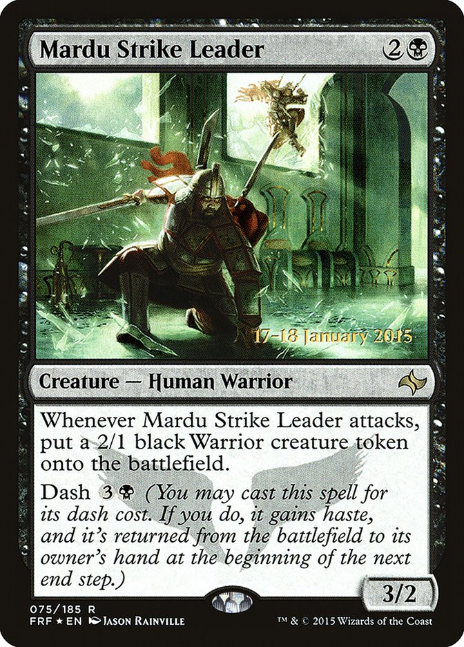 Mardu Strike Leader [Fate Reforged Prerelease Promos] | Lots Moore NSW