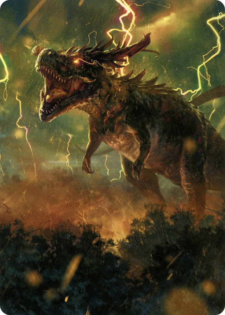 Thrasta, Tempest's Roar Art Card (42) [Modern Horizons 2 Art Series] | Lots Moore NSW