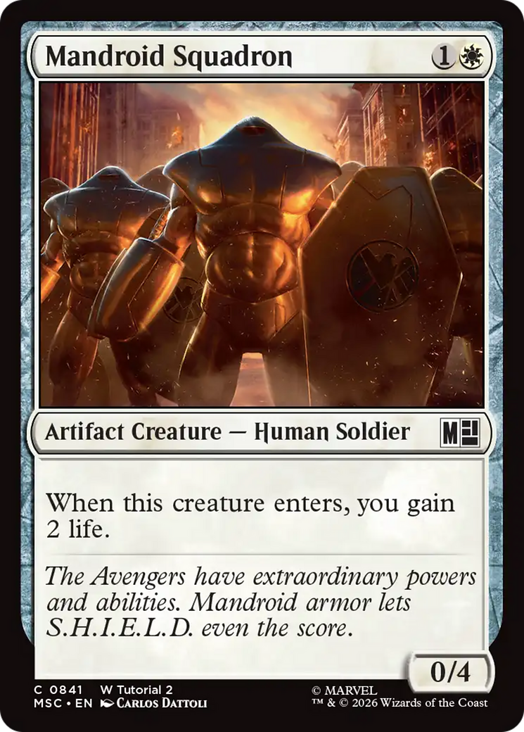 Mandroid Squadron (0841) [Marvel Super Heroes Commander] | Lots Moore NSW