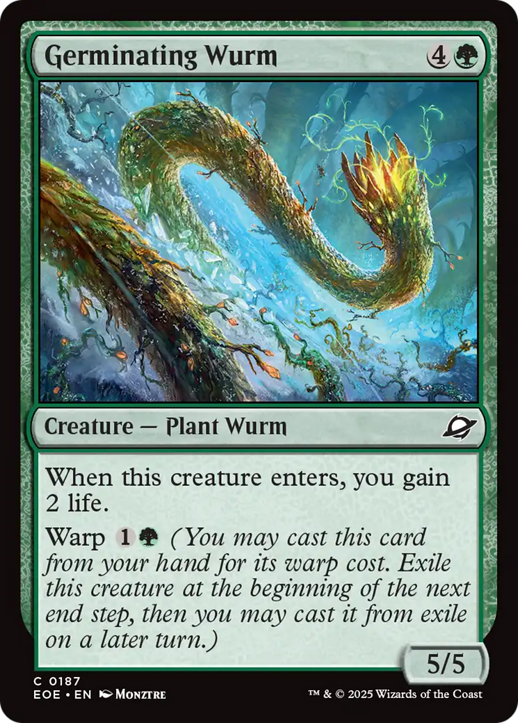 Germinating Wurm [Edge of Eternities] | Lots Moore NSW