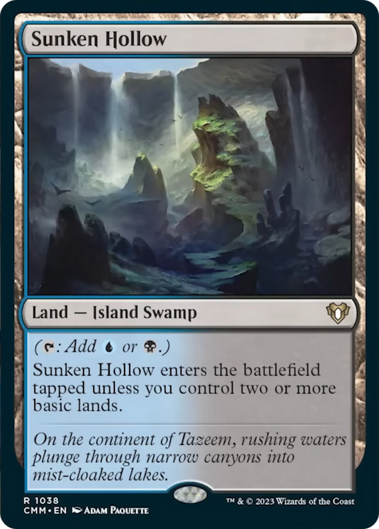 Sunken Hollow [Commander Masters] | Lots Moore NSW