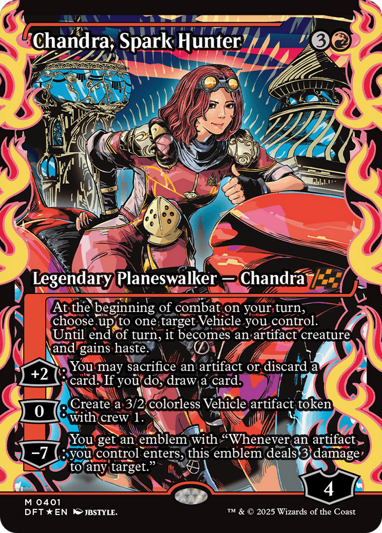Chandra, Spark Hunter (Showcase) [Aetherdrift] | Lots Moore NSW