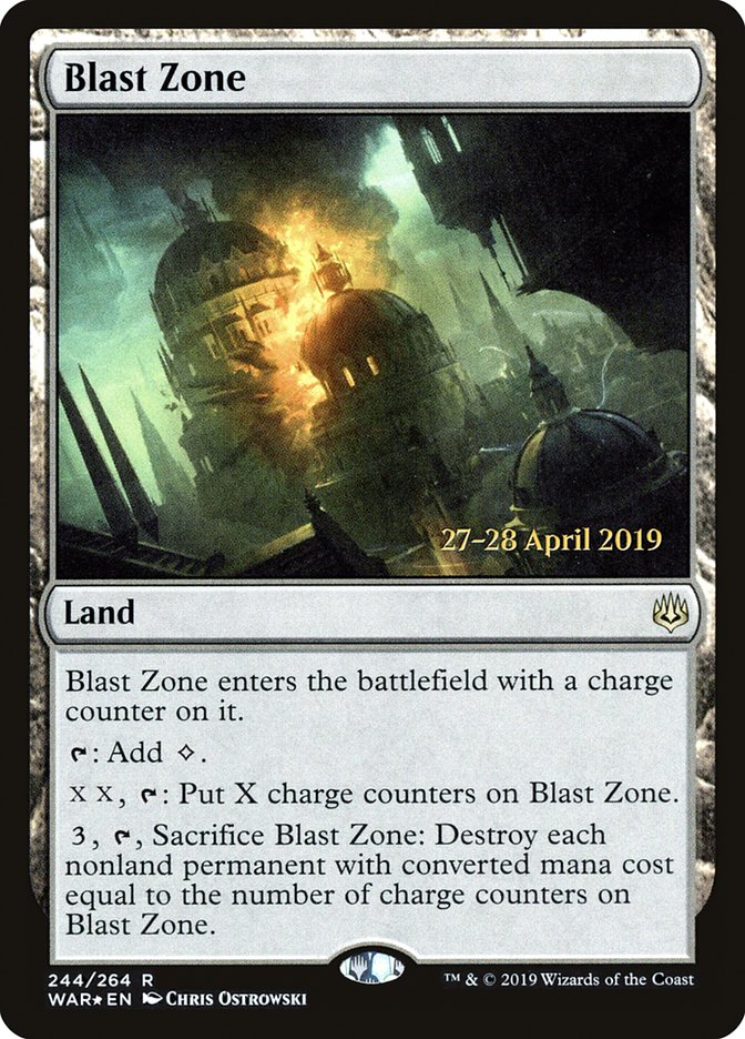 Blast Zone [War of the Spark Prerelease Promos] | Lots Moore NSW
