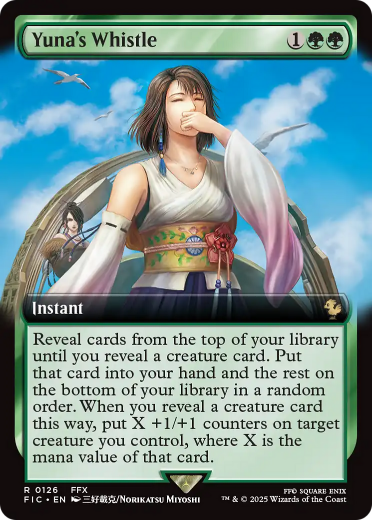 Yuna's Whistle (Extended Art) [FINAL FANTASY Commander] | Lots Moore NSW